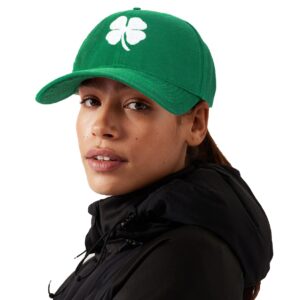 St. Patrick's Day 4 Leaf Clover Baseball Hat Adjustable Embroidery Shamrock Baseball Cap for Men and Women