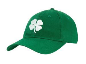 shamrock-baseball-cap for womens st.patrick's day irish 4-leaf-clover-baseball-hat for unisex adjustable-track-hat