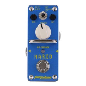 AMO-3 Mario Bit Crusher Electric Guitar Effect Pedal Mini Single Effect with True Bypass