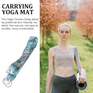 Gatuida Exercise Mat Holder Yoga Straps for Stretching Stretch Strap Leg Stretcher Strap Yoga Belt Strap Workout Resistance Band Yoga Band Leg Strap Fitness Advanced Polyester Elastic Cord