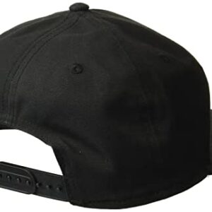 TaylorMade Golf 5 Panel Flatbill Hat Black