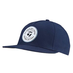 TaylorMade Golf 5 Panel Flatbill Hat Navy