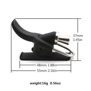 Clip Thumb Button Surf Casting Tool Breakaway Trigger Fixed Spool Casting Aid Tool for Seaside Beach Fishing(Black)