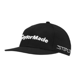 taylormade golf tour flatbill hat black