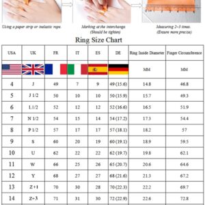 PAURO Women's Stainless Steel Fashion Sunflower Turnable Ring Band Rings Stress Relieving Anxiety Gift Gold Size 7