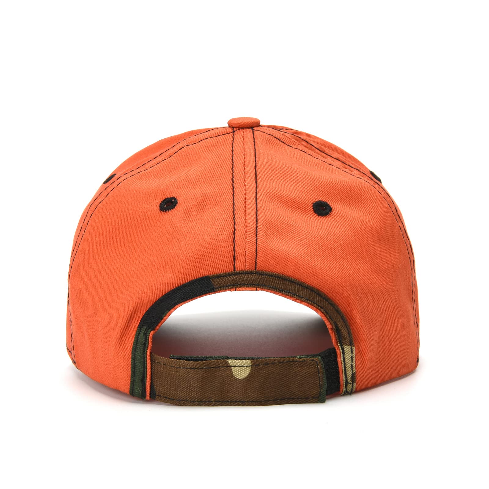 Fish Born Trucker Hats Outdoor Adjustable Fishing Dad Hats Perfect for Camping and Daily Use Street Hip Pop Baseball Golf Cap Orange