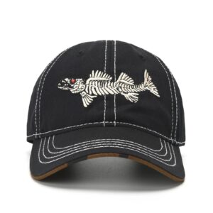 fish born trucker hats outdoor adjustable fishing dad hats perfect for camping and daily use street hip pop baseball golf cap black