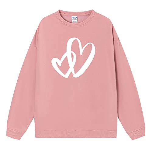 JJHAEVDY Women Valentines Day Shirt Sweatershirt Matching Shirts Families Italian Clothes Woman Valentie Gifts for Him