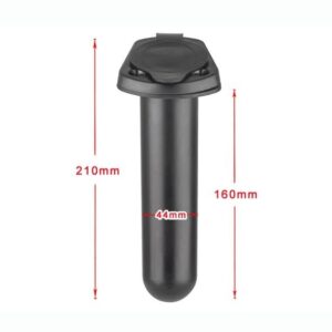 4 Pieces Nylon Fishing Tackle Accessory Tool Fishing Rod Holder Tackle with Cap Cover Gasket for Kayak Boat Canoe