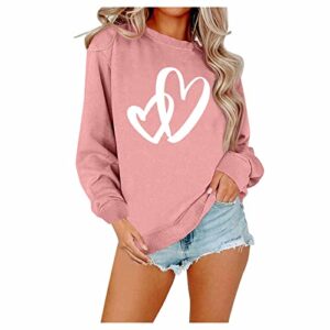 JJHAEVDY Women Valentines Day Shirt Sweatershirt Matching Shirts Families Italian Clothes Woman Valentie Gifts for Him