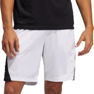 adidas Men's Axis Knit 2.5 Basketball Shorts H08739 Size XXL White/Black