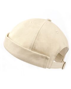 zylioo xxl oversize watch cap,casual harbour hats for big heads,roll-up skull caps,large adjustable docker hat khaki