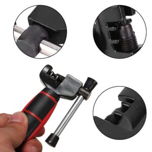 Kigauru Bicycle Chain Removal Tool Carbon Steel Rust Protection Durable Bike Chain Breaker 6/7/8/9/10 Speed Chain Tool Road and Mountain Bicycle Chain Repair Cutter