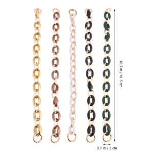 Bag Replacements Chain Replacements Chain for Bag Purse Chain Fashion Bag Chain Shoulder Bag Straps Chain