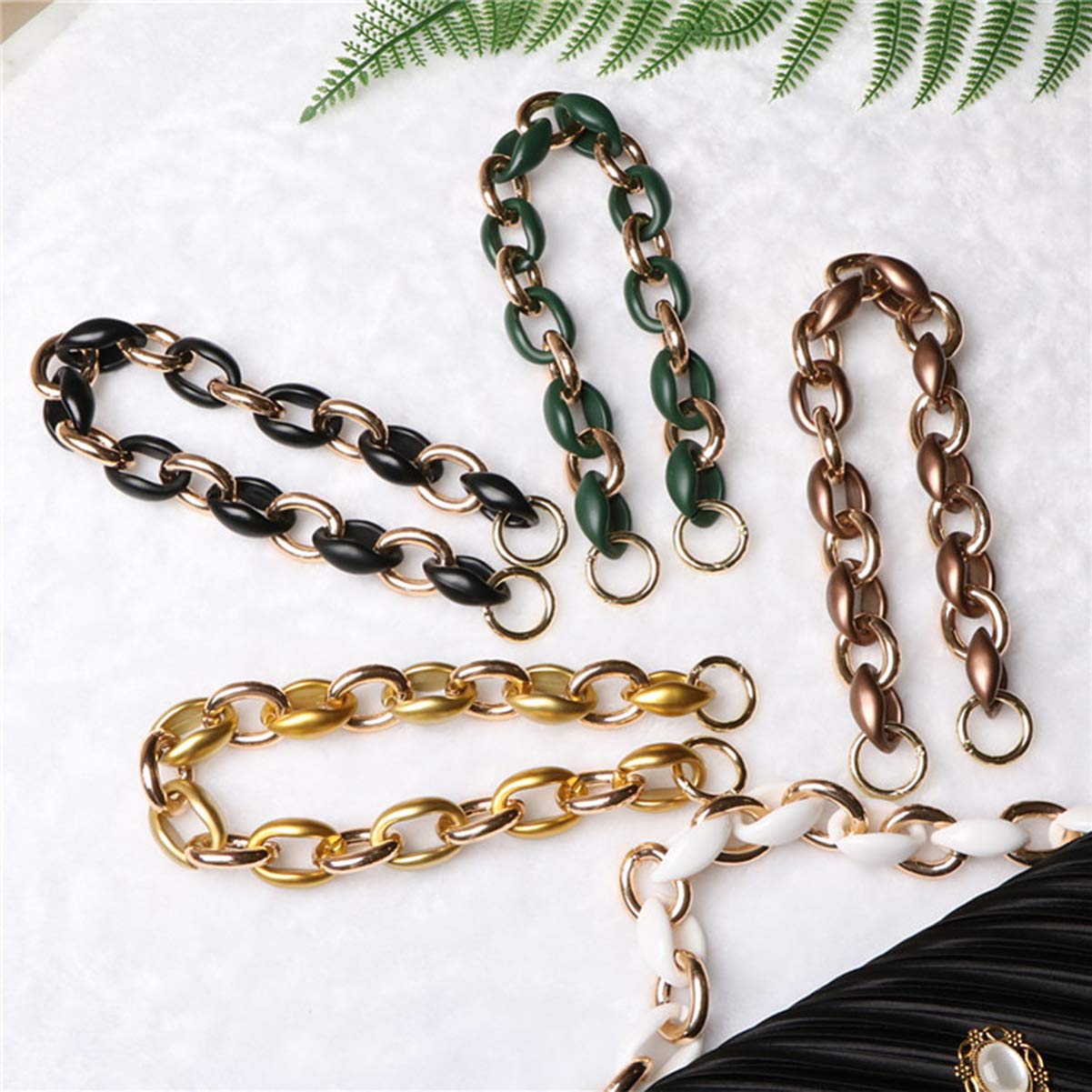 Bag Replacements Chain Replacements Chain for Bag Purse Chain Fashion Bag Chain Shoulder Bag Straps Chain