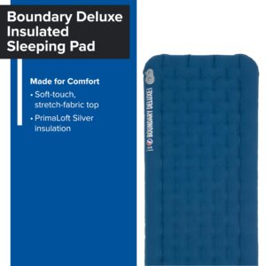 Big Agnes, Boundary Deluxe, Insulated Sleeping Pad, Regular, Gibraltar Sea, (20X72)