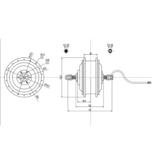 OUKANING Electric Bicycle Motor Kit 36V 250W Electric Bike Conversion Kit Front Wheel Powerful Motor E-Bike Conversion Kit for 20" Bike (20" 36V 250W Front Wheel)