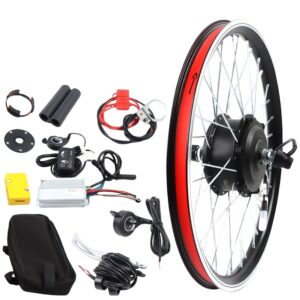 oukaning electric bicycle motor kit 36v 250w electric bike conversion kit front wheel powerful motor e-bike conversion kit for 20" bike (20" 36v 250w front wheel)