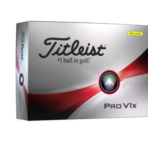 Titleist Pro V1x One Dozen Yellow Golf Balls