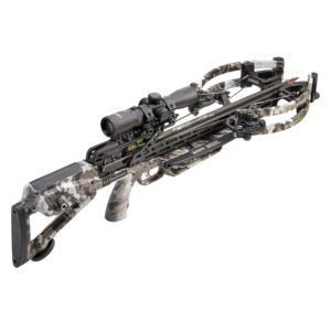 tenpoint viper 430 crossbow, vektra - 430 fps - includes rangemaster 100 scope, acuslide silent cocking & safe de-cocking + 3 pro elite 400 carbon crossbow arrows