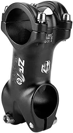 ZECHAO 7 Degree Mountain Road Bike Stem,Ultralight Bike Stem Adjustable 31.8mm Mountain Bike Stem 32/60/80/90/100mm Handlebar Stem Bike Stem (Color : Black, Size : 60mm)