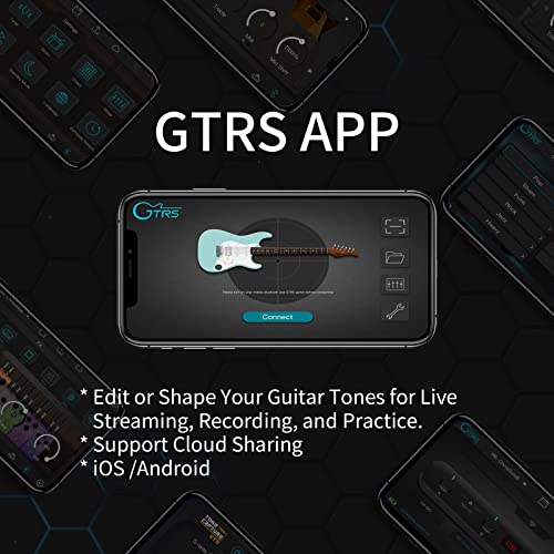 GTRS W800 Professional Electric Guitar Kit with Intelligent Process System and GTRS Wireless Footswitch Controller