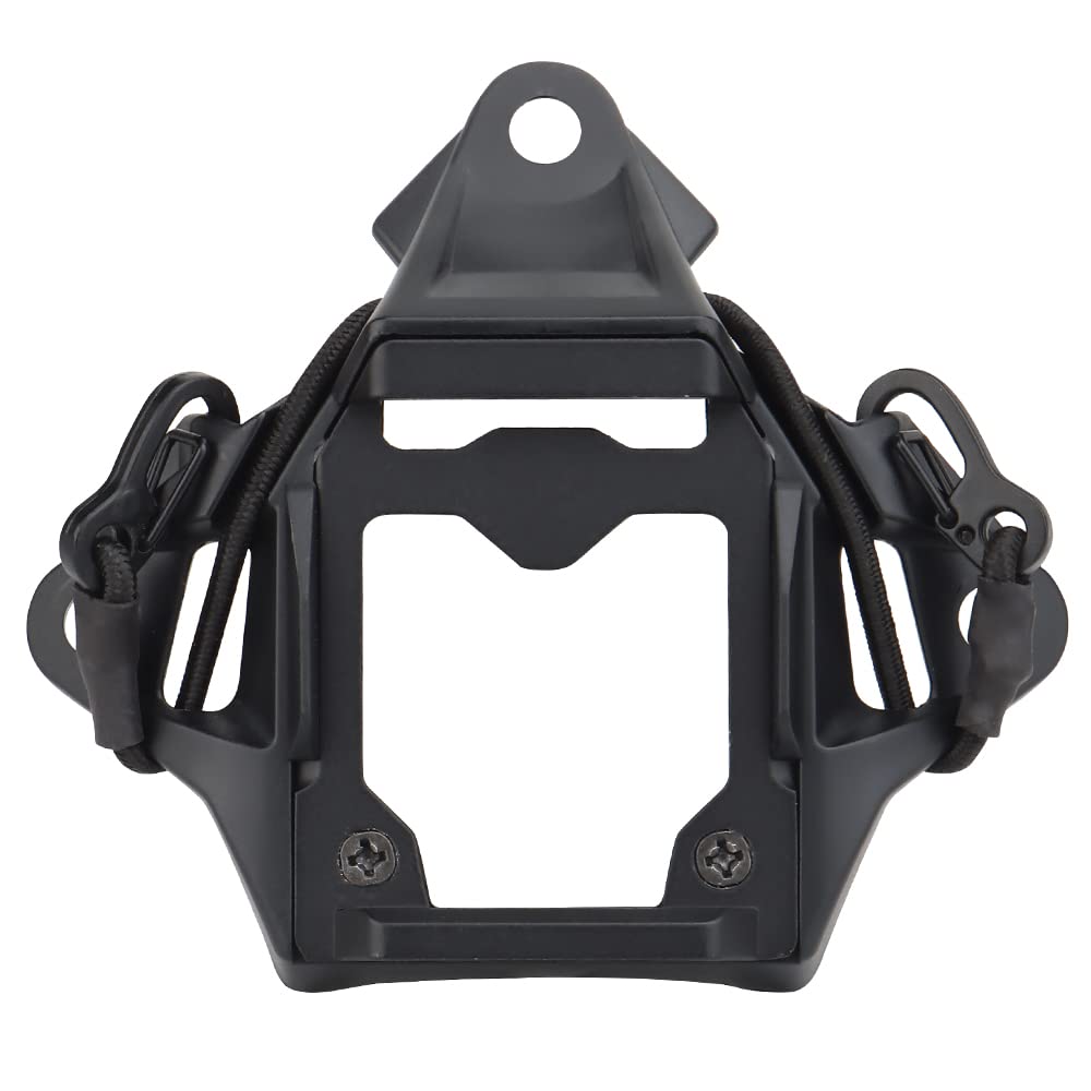 Tactical Universal NVG Mount Shroud Compatible with 3-Hole Elastic String for ACH/MICH/OPS-Core Fast/Helmet (Black)