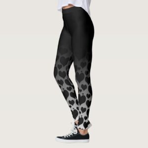 Valentines Day Workout Leggings for Women Funny Fashion Graphic Pants Leggings Love Heart Leggings for Teen Girl