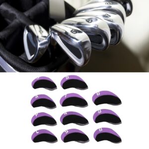 Golf Club Head Covers, Golf Club Covers for Hybrid, Golf Head Cover for Fairway Wood Hybrid Golf Club Cover (Purple)