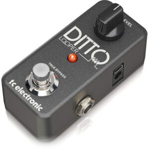 TC Electronic DITTO LOOPER (5 Minutes) Looper Pedal + MXR Patch Cables (3 Pack)