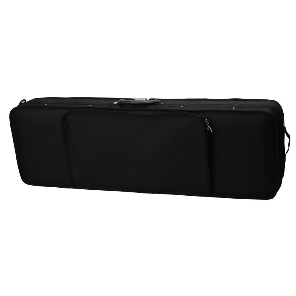 MOSLOM Nylon Black Square 4/4 Acoustic Square Violin Case & bags