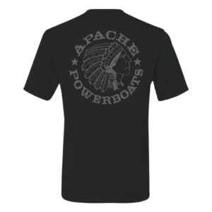 2021 apache® legend performance t-shirt | cool-dri® | carbon on black small