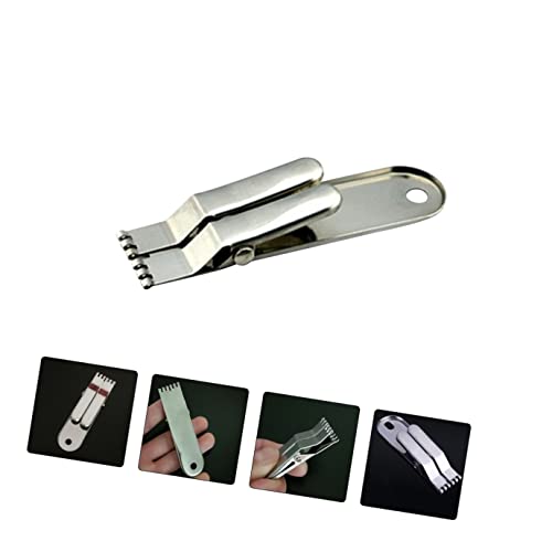 TOKIDNY 6pcs Tools Baits Bloodworm Outdoor Snaps Steel Practical Catching Lure Accessories Tool Silver Professional Bait for Clamps Hook Catcher Fishing Clip Plier Earth Fish Clips Catch