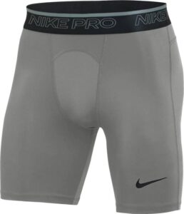 nike mens pro training compression short anthracite, m