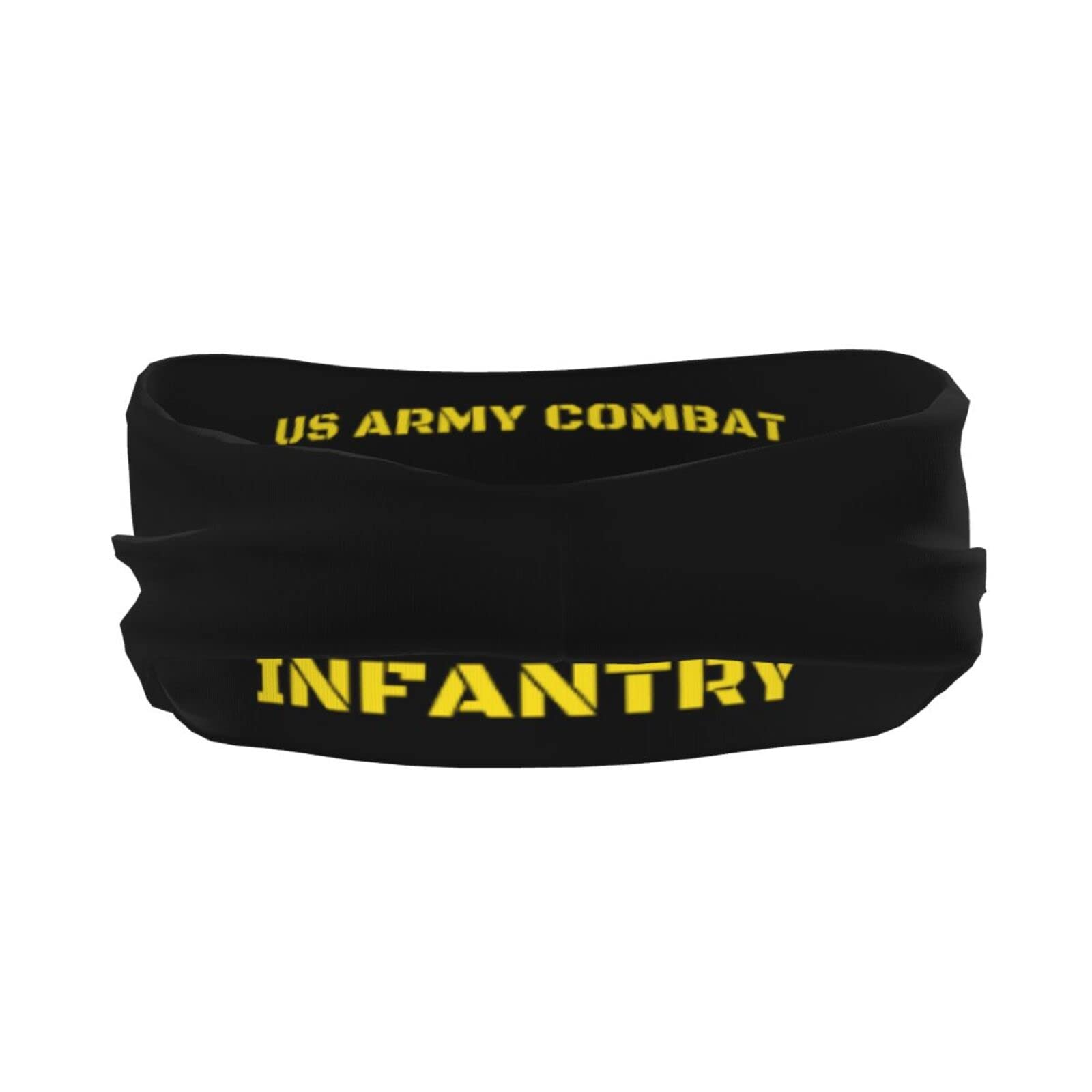 Us Army Combat Infantry Badge Sports Headbands Unisex Yoga Non-Slip Quick-Drying Workout Hairband