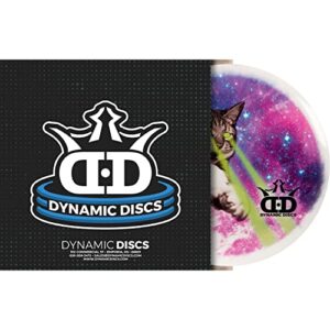 Dynamic Discs DyeMax Laser Kitty Disc Golf, Frisbee Discs Golf Drivers, 170g+, Stamp Colors Will Vary, Fuzion Captain