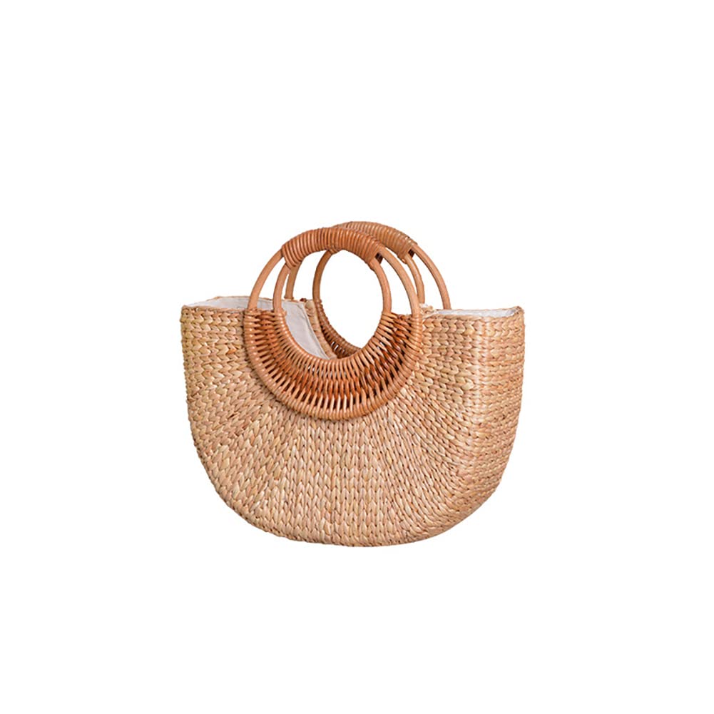 Summer Beach Bag, Large Straw Tote Bag Womens Handbag Boho Handwoven Purse Large Capacity Tote Ladies Shopping Bags, Type 1