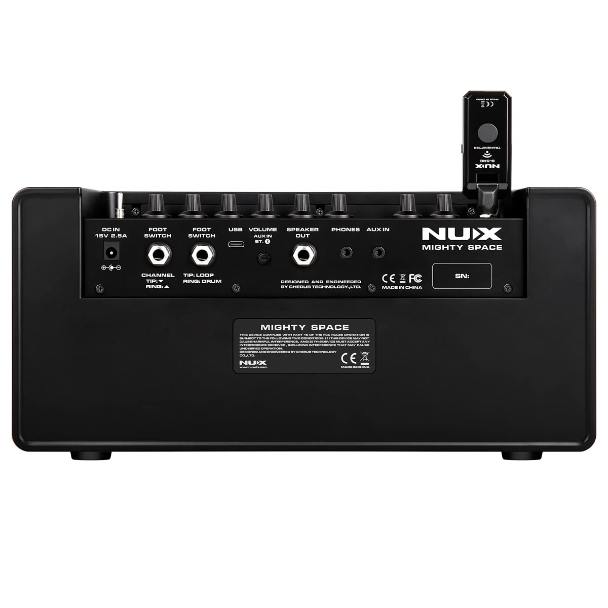 NUX Mighty Space Wireless Modeling Guitar Amplifier 30W Portable Rechareable Guitar/Bass Amplifier