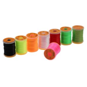 Durable Fly Fishing Line, Fluorescent Fishing Hook Line, Tying Thread Material Fishing Tools, Fly Tying Thread Fishing Accessories(Olive)