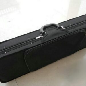 MOSLOM Nylon Black Square 4/4 Acoustic Square Violin Case & bags