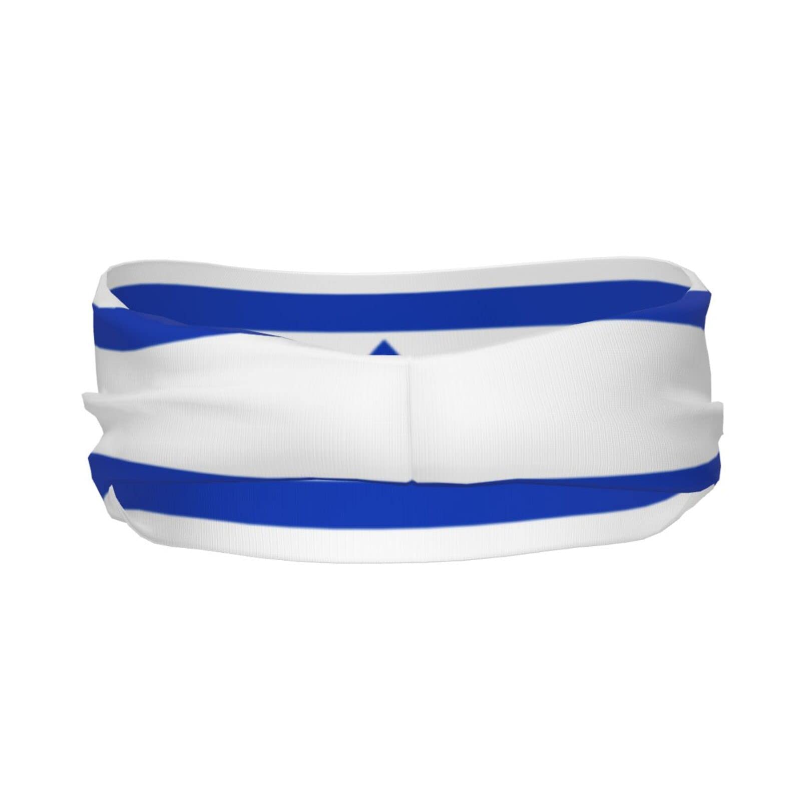 Israeli National Flag Sports Headbands Unisex Yoga Non-Slip Quick-Drying Workout Hairband