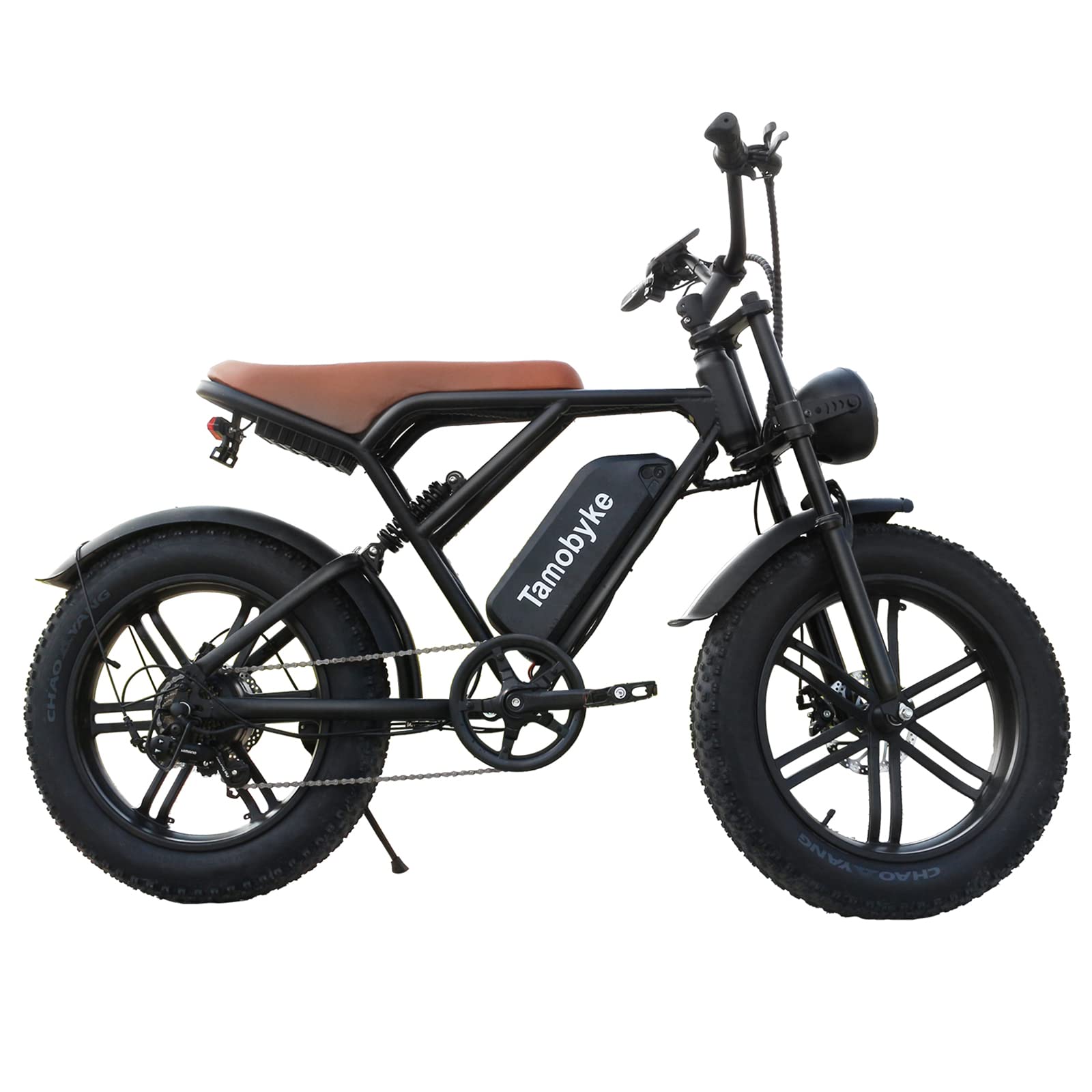 Oeleryo Electric Bike for Adults,750w Electric Bicycle,20"×4" Fat Tire Mountain Ebike,48v 15AH Removable Battery,28MPH & 38Miles Long Range,E Bikes for Adults Shimano 7 Speed for Outdoor Cycling