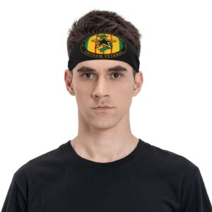 US Army Vietnam Veteran Sports Headbands Unisex Yoga Non-Slip Quick-Drying Workout Hairband