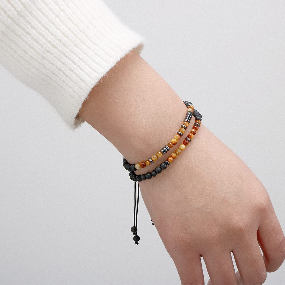 Yiyang Unbiological Sister Gifts for Women Friendship Bracelet Morse Code Bracelet Best Friend Birthday Christmas Gifts for Women Soul Sister Best Friend Bracelet I Love You Funny Gifts