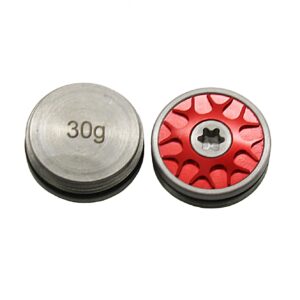 xfdacov golf putter weights red compatible for odyssey stroke lab series putter head 2pc(30g)