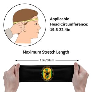 US Army Vietnam Veteran Sports Headbands Unisex Yoga Non-Slip Quick-Drying Workout Hairband