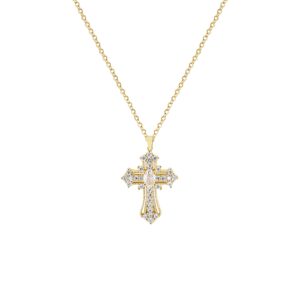 LLIYSOUN Gold Cross Necklaces for Women Jewelry Gold Cross Necklaces Gifts for Women Cross Necklace Minimalist Trendy Jewelry Valentines Day Gifts CN4