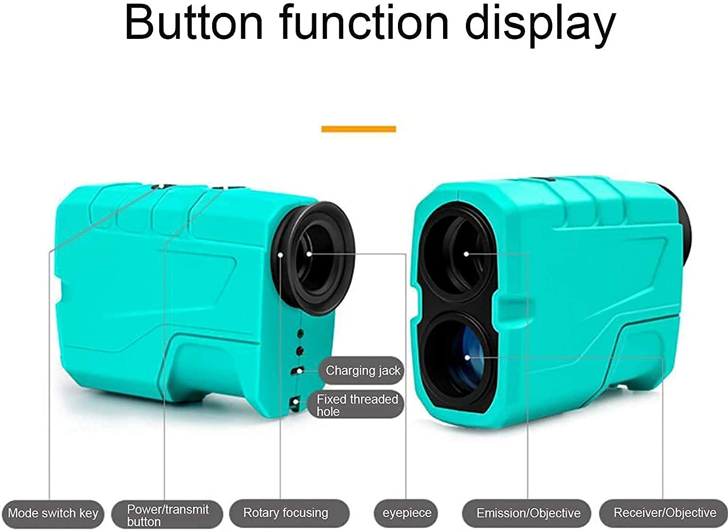 FIDDAA Golf Rangefinder,Multifunctional Rangefinder,800m Laser Range Finder,7X Magnification,