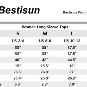 Bestisun Long Sleeve Workout Shirts Activewear Athletic Yoga Tops Gym Clothes Sweatshirt for Women Gray XL