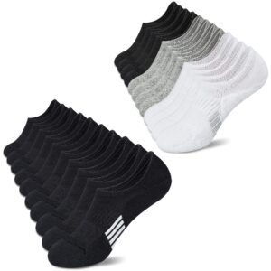 amutost no show socks womens athletic ankle cushioned socks